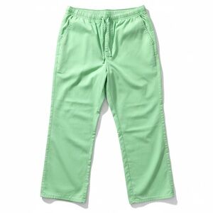 SB Scrubs Drawstring Pants Lime Green Straight Leg Medical Nurse Medium
